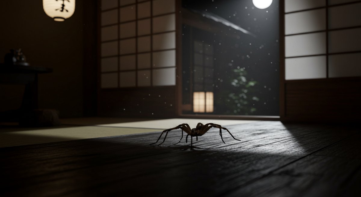 アシダカ グモ 寝る とき
