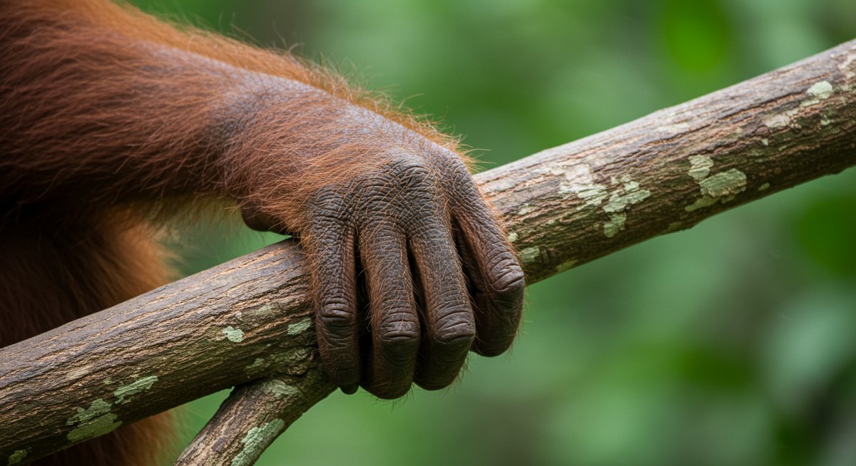 オランウータン 握力