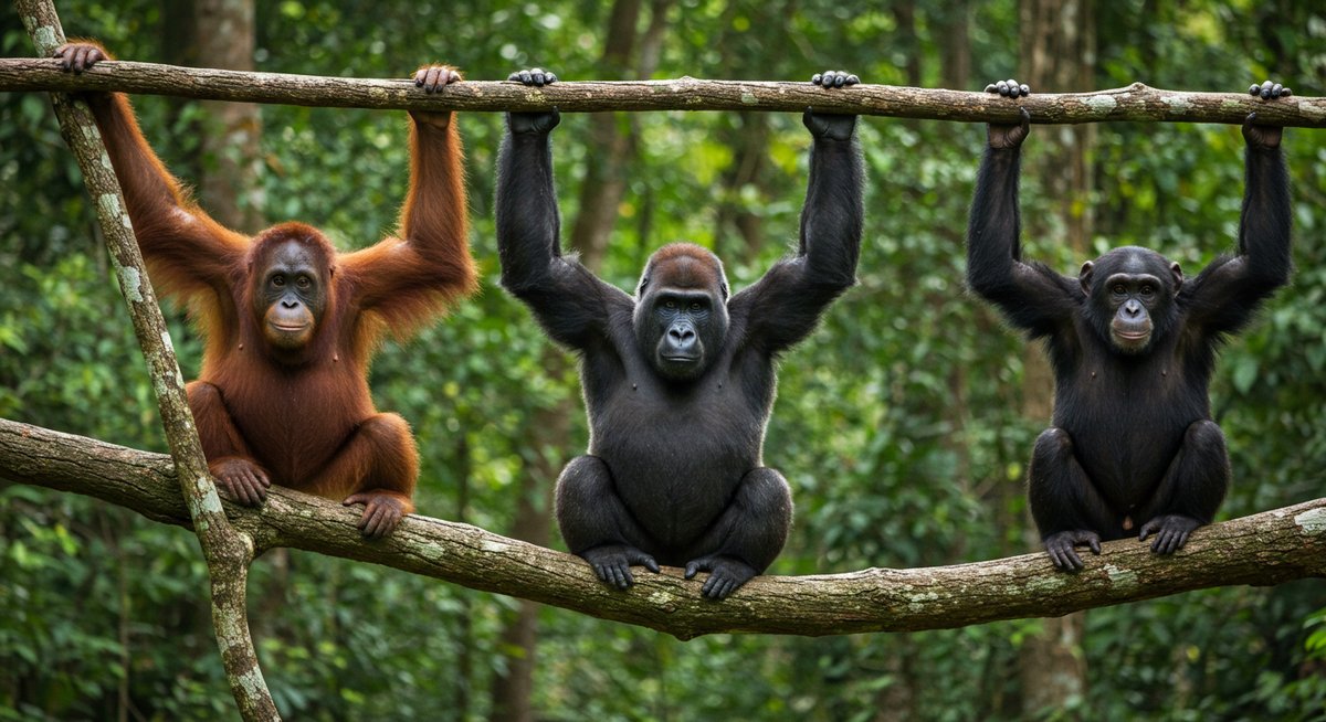 オランウータン 握力