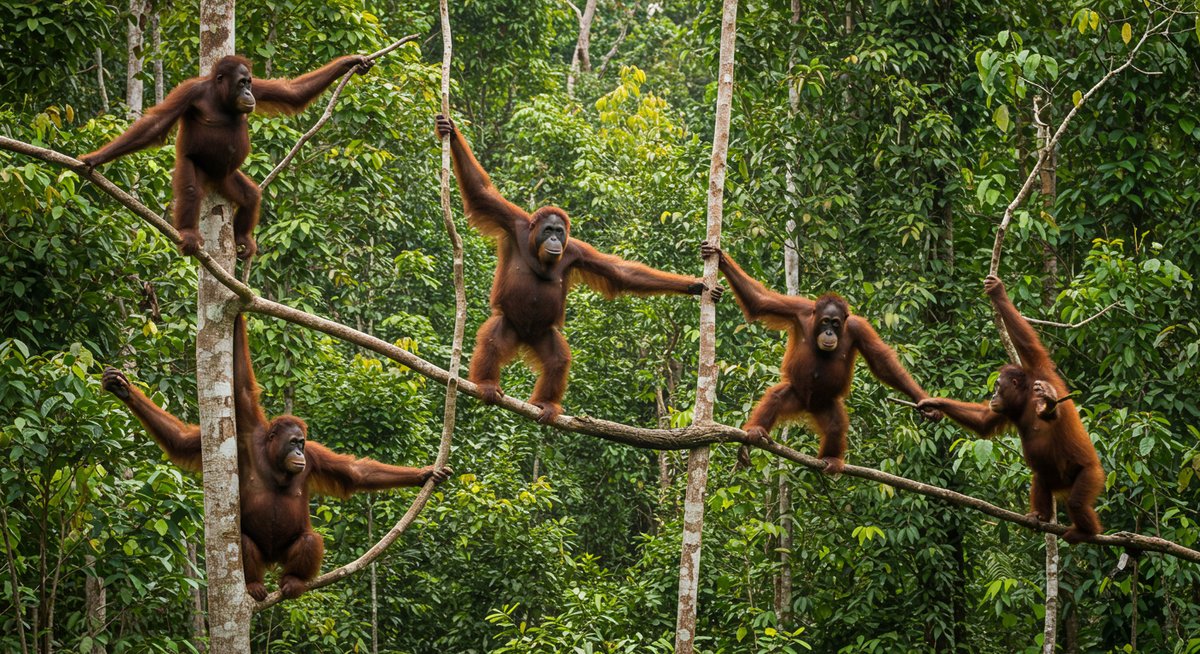オランウータン 握力