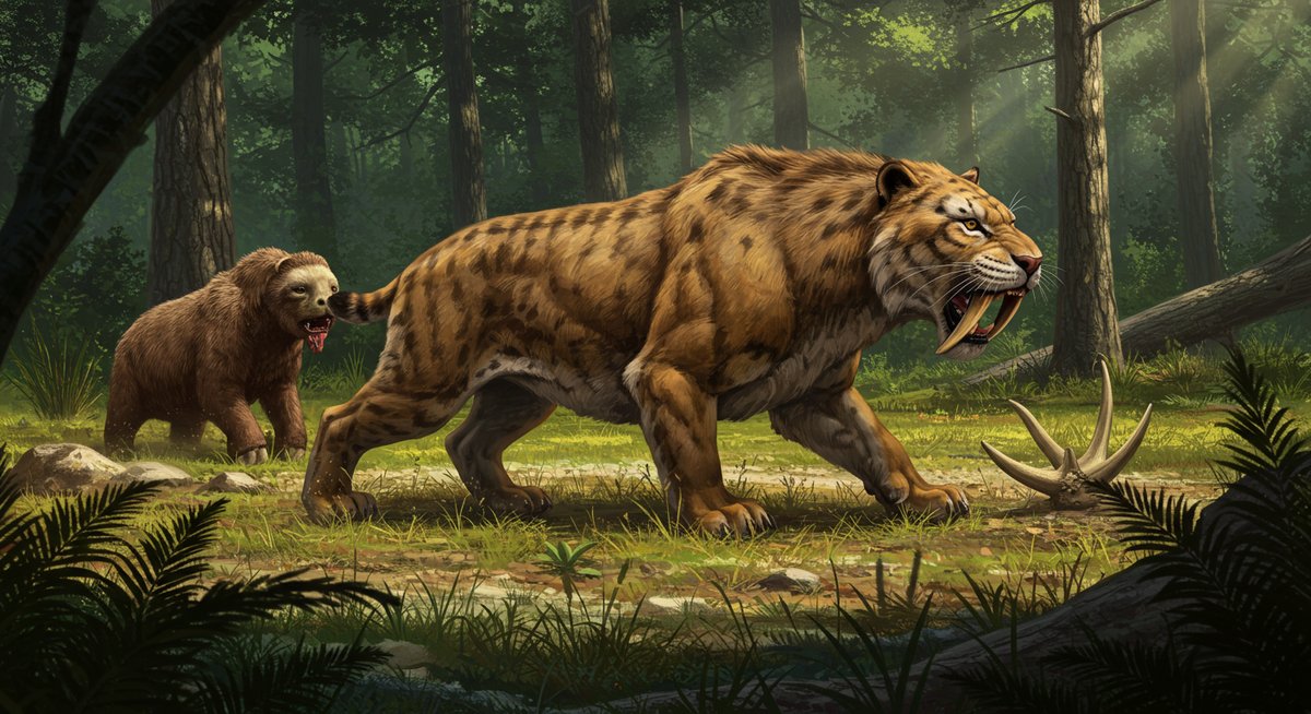 サーベル タイガー 絶滅 理由