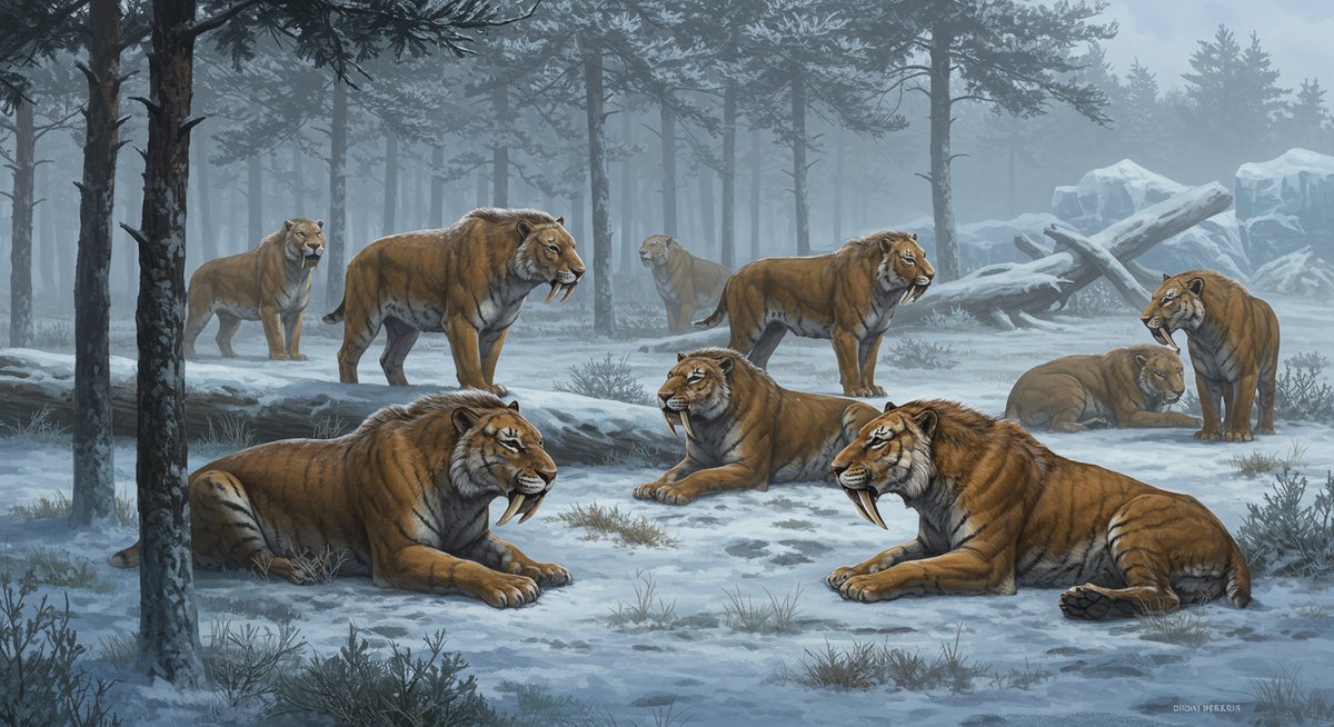 サーベル タイガー 絶滅 理由