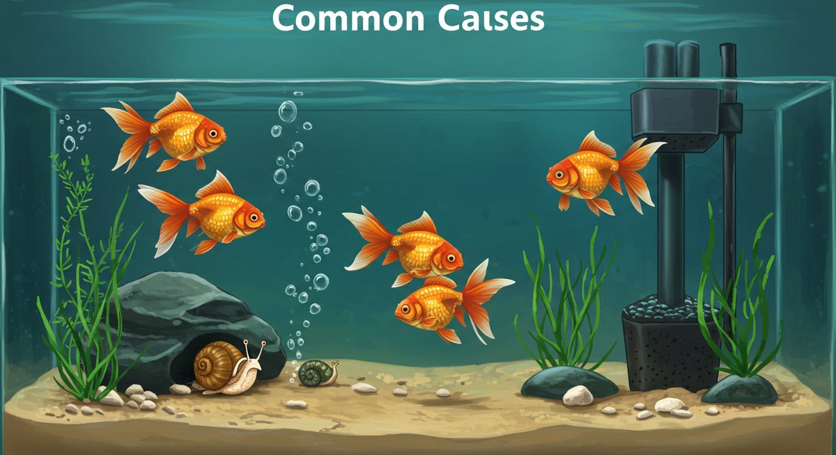 金魚 タニシ 食べる